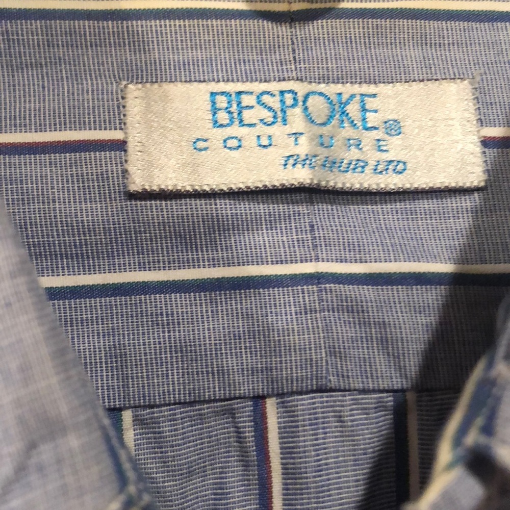 Bespoke Couture 16/34 The Hub LTD Broadcloth Shirt - Picture 3 of 5